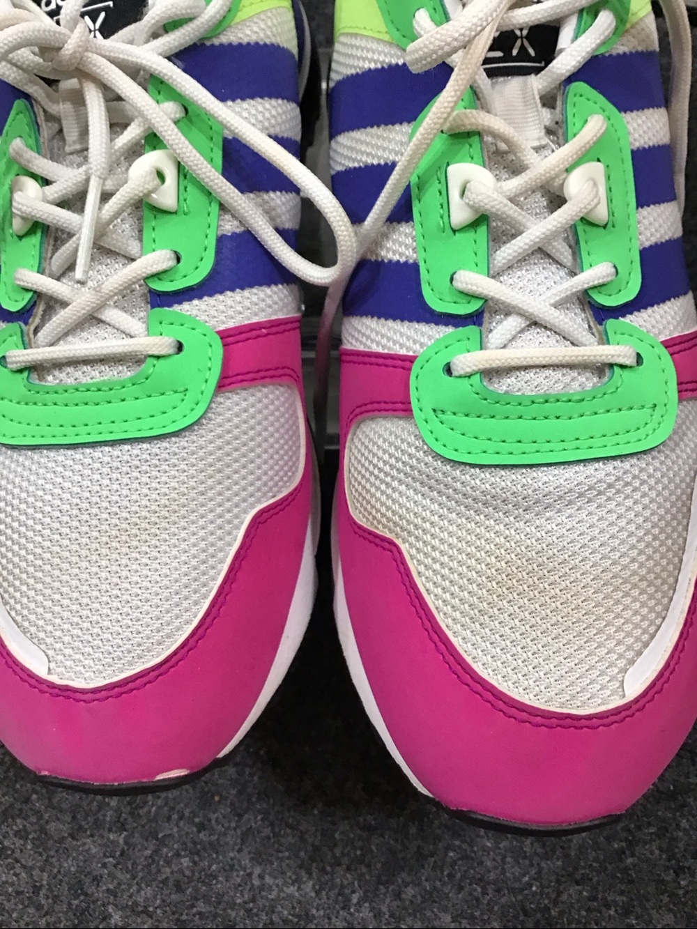 Adidas men’s ZX700HD retro neon sneakers 11 GX3436 - Picture 4 of 11